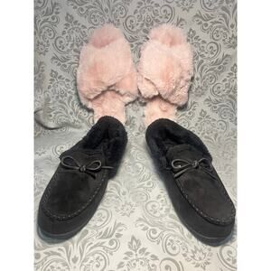 His & Hers Cozy Slipper Set – Women’s 9-10 / Men’s 10-11